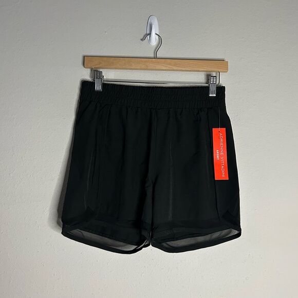 Adrienne Vittadini Sport Black Pull On Active Shorts - Picture 1 of 9